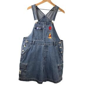 VTG Disney Pooh Woman Winnie the Pooh Short Coveralls 14W/16W 90s y2k